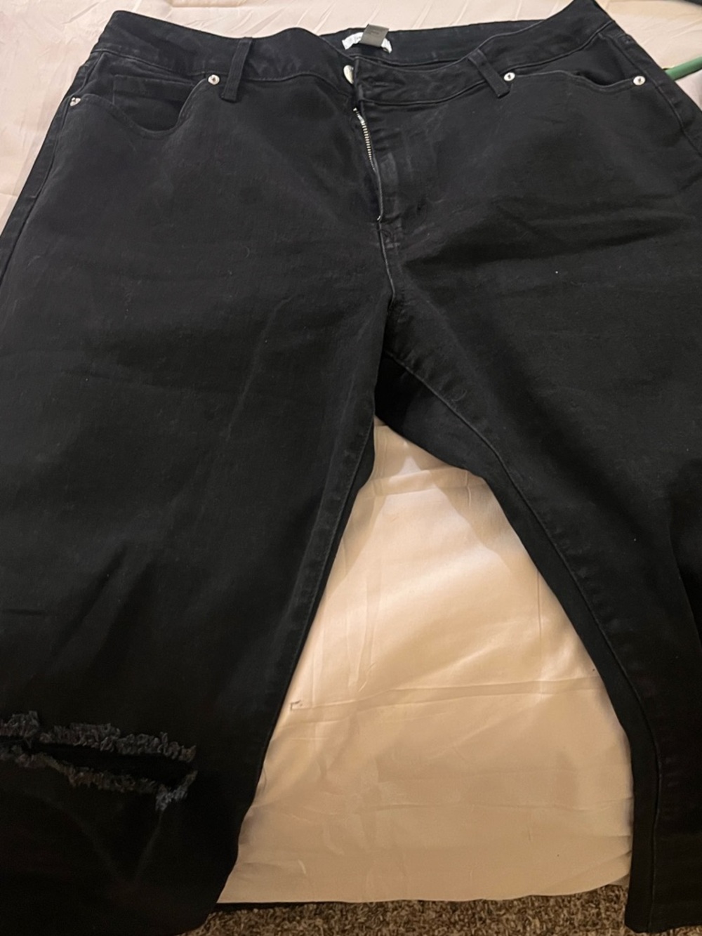 Forever 21 Black High-Rise Jeans